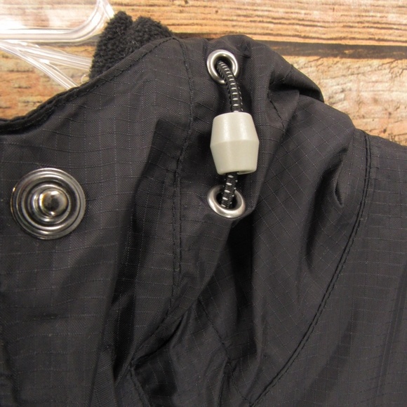 L.L. Bean Black Zipper/Velcro Hooded Windbreaker Mid-Length Men's Jacket - Picture 9 of 16